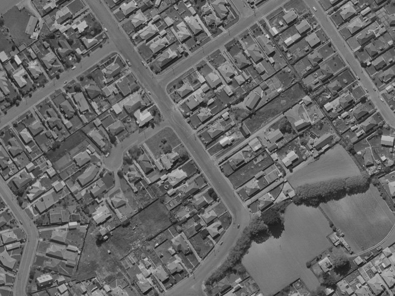 24B Croziers Road from the air, 1970-1974