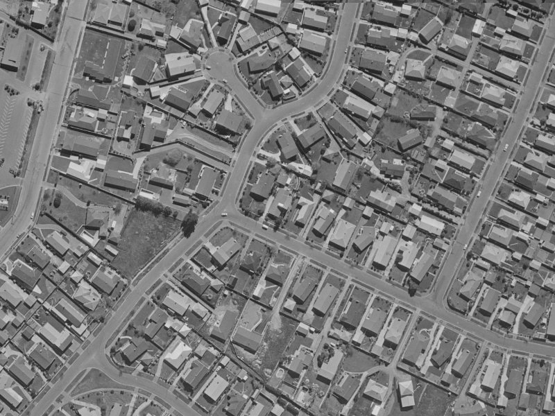 52 Whitby Street from the air, 1970-1974