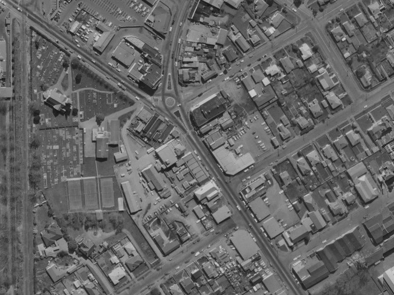 484 Papanui Road from the air, 1970-1974