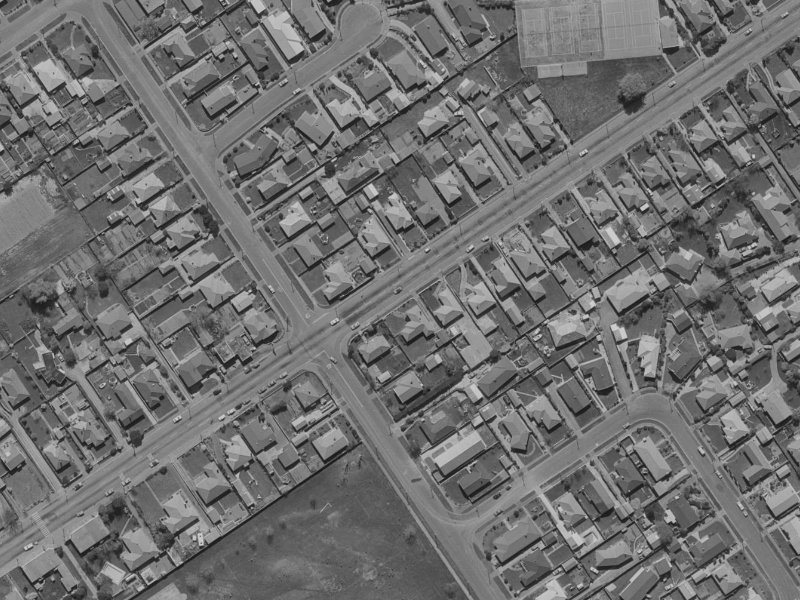 438 Innes Road from the air, 1970-1974