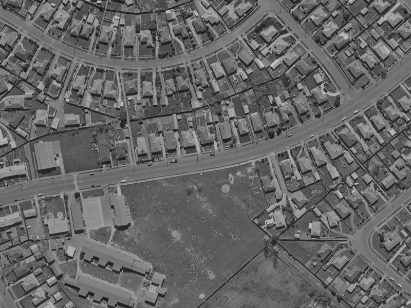 28 Kendal Avenue from the air, 1970-1974