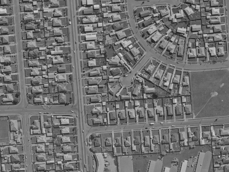 10 Adrian Place from the air, 1970-1974