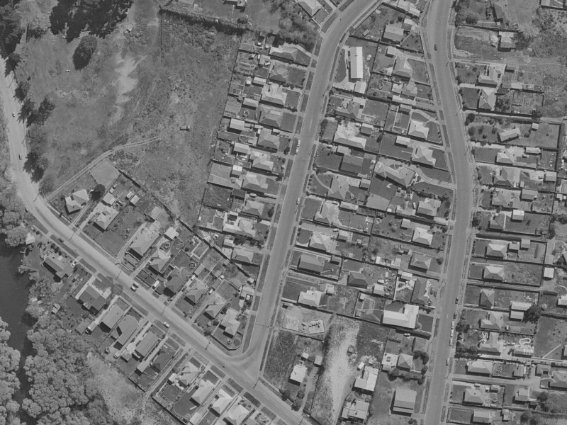 13 Carlsen Street from the air, 1970-1974