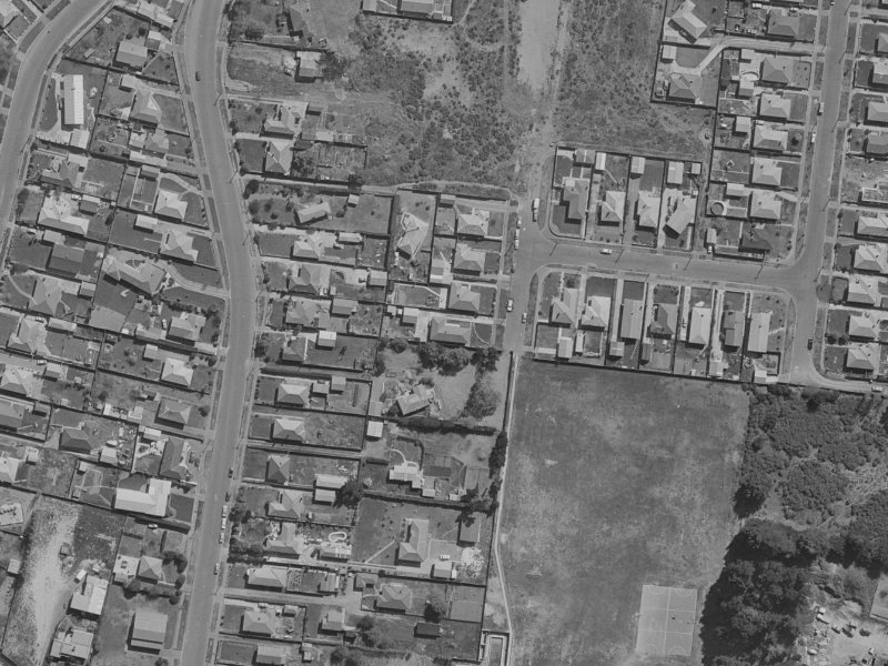 21 Loughton Street from the air, 1970-1974