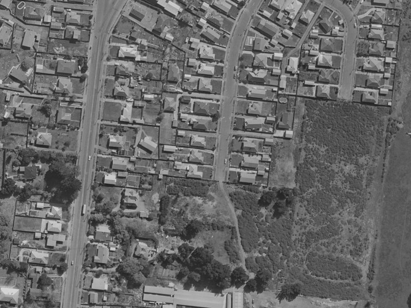 58 Vivian Street from the air, 1970-1974