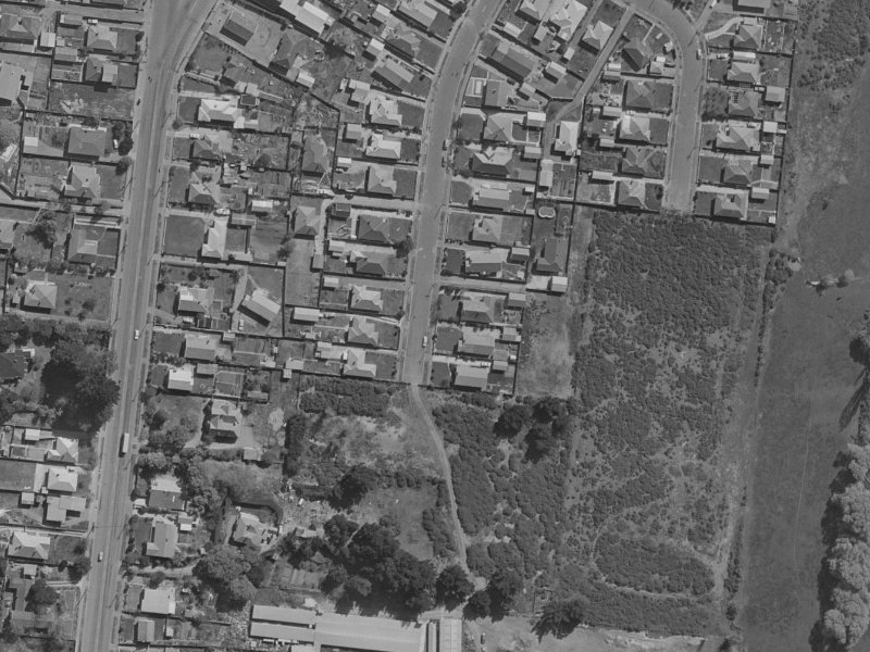 67 Vivian Street from the air, 1970-1974