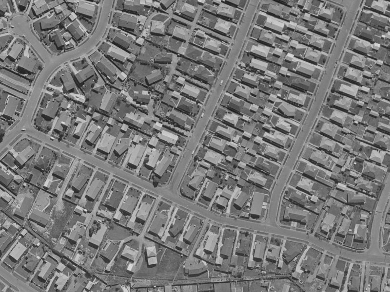 3 Dunster Street from the air, 1970-1974