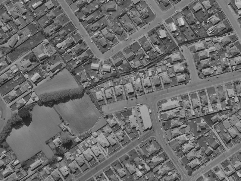 23 Grassmere Street from the air, 1970-1974