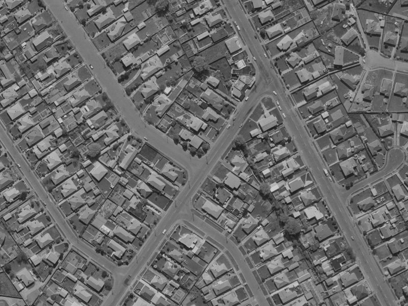313 Westminster Street from the air, 1970-1974