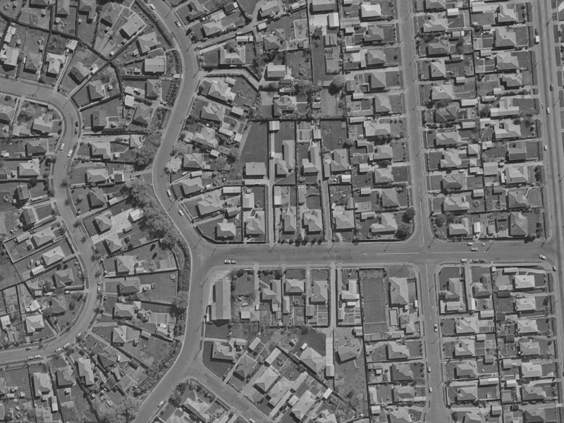 9 Voss Street from the air, 1970-1974