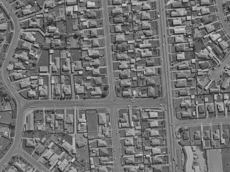 18 Olivine Street from the air, 1970-1974