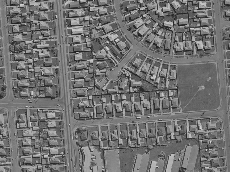 9 Adrian Place from the air, 1970-1974