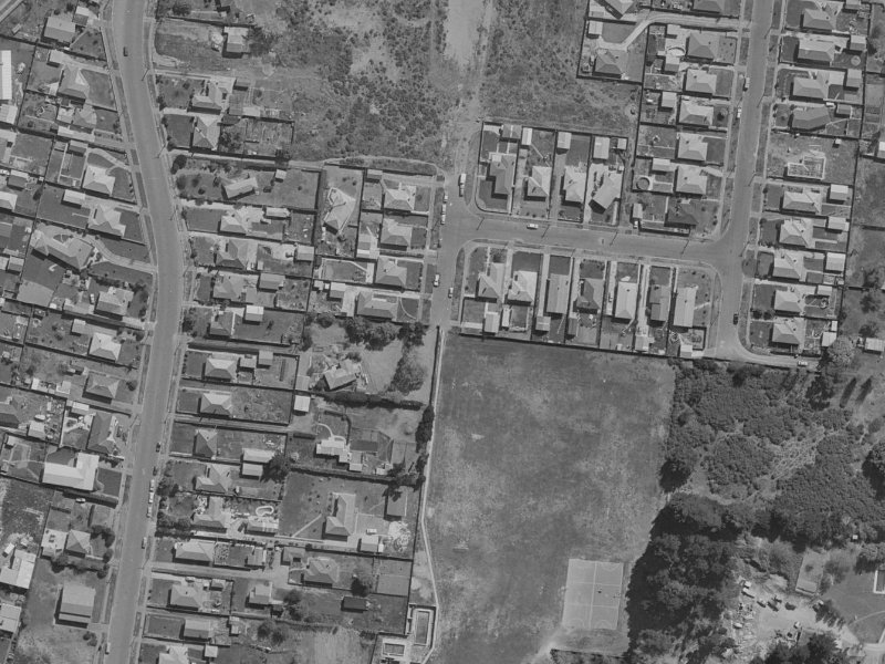 19 Loughton Street from the air, 1970-1974