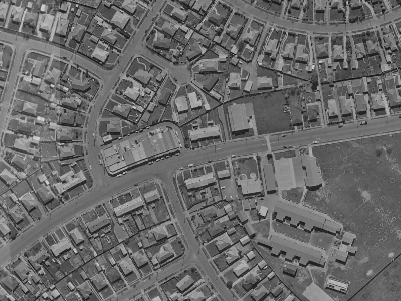 52D Kendal Avenue from the air, 1970-1974