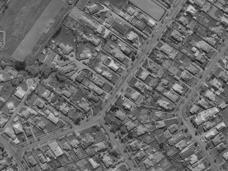 183 Matsons Avenue from the air, 1970-1974
