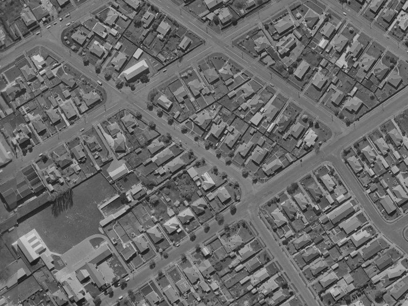 9 Gambia Street from the air, 1970-1974