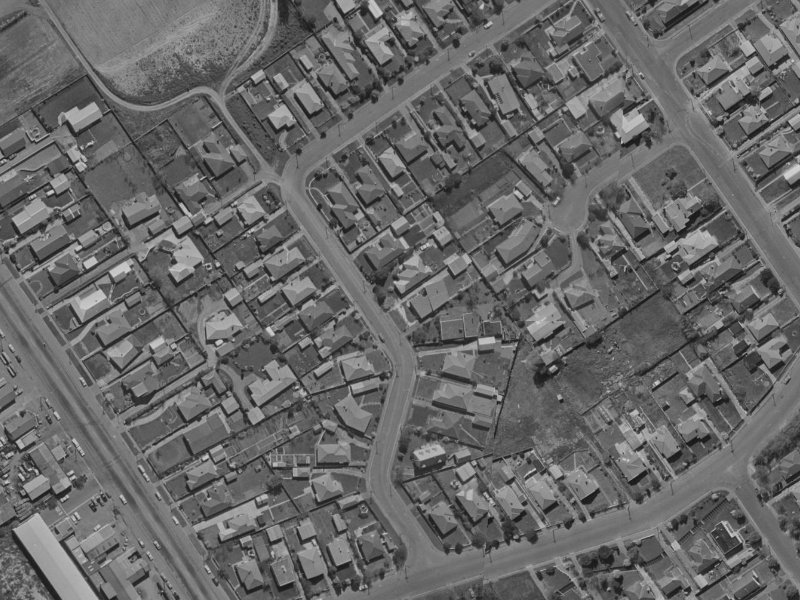 16 Esperance Street from the air, 1970-1974