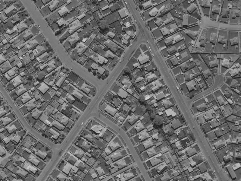 310 Westminster Street from the air, 1970-1974