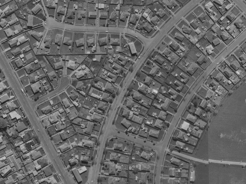 28 Akaroa Street from the air, 1970-1974