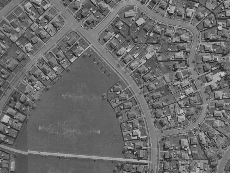 153 Emmett Street from the air, 1970-1974