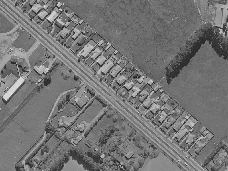 396 Memorial Avenue from the air, 1970-1974