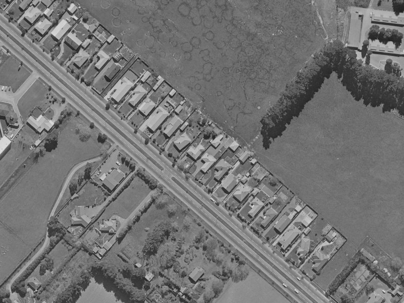 394 Memorial Avenue from the air, 1970-1974