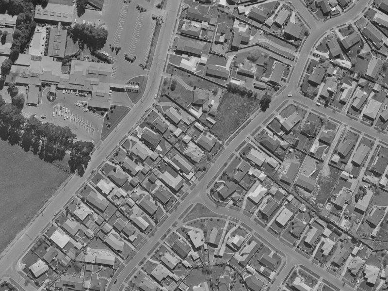 1 Deepdale Street from the air, 1970-1974