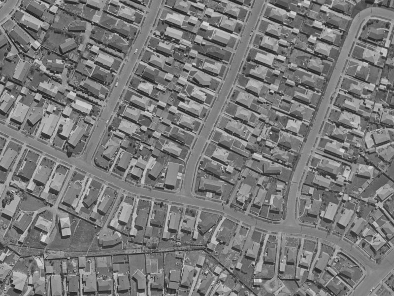 3 Teesdale Street from the air, 1970-1974