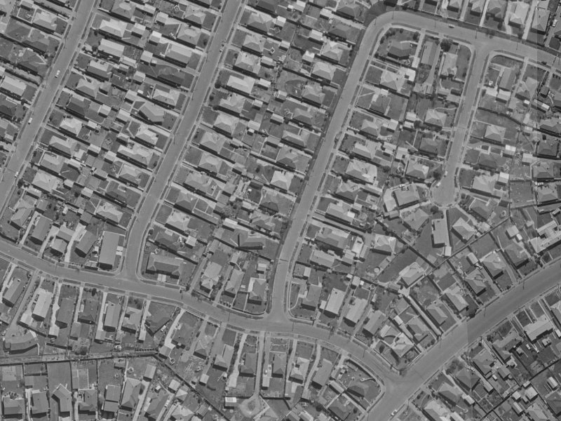 9 Everest Street from the air, 1970-1974