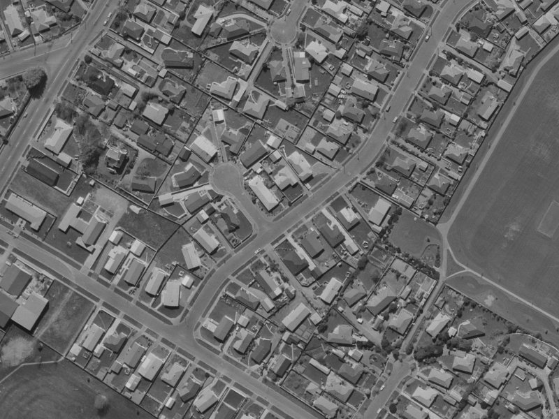17 Flower Street from the air, 1970-1974