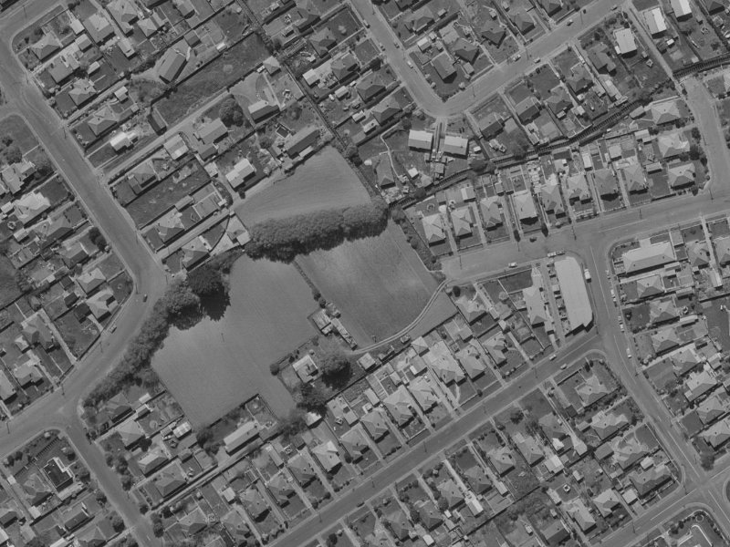 23 Ranger Street from the air, 1970-1974