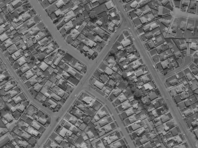 308 Westminster Street from the air, 1970-1974