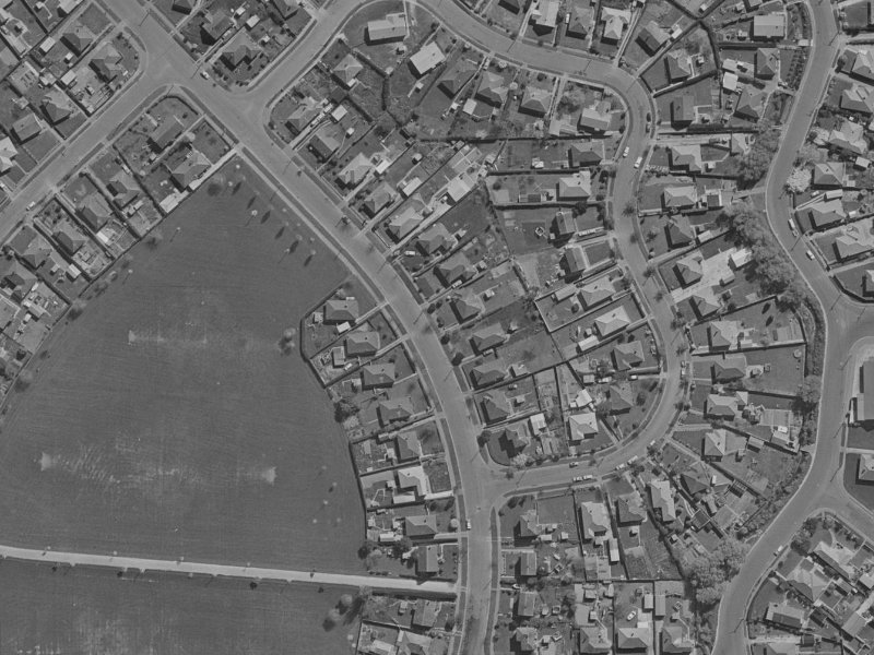 148 Emmett Street from the air, 1970-1974