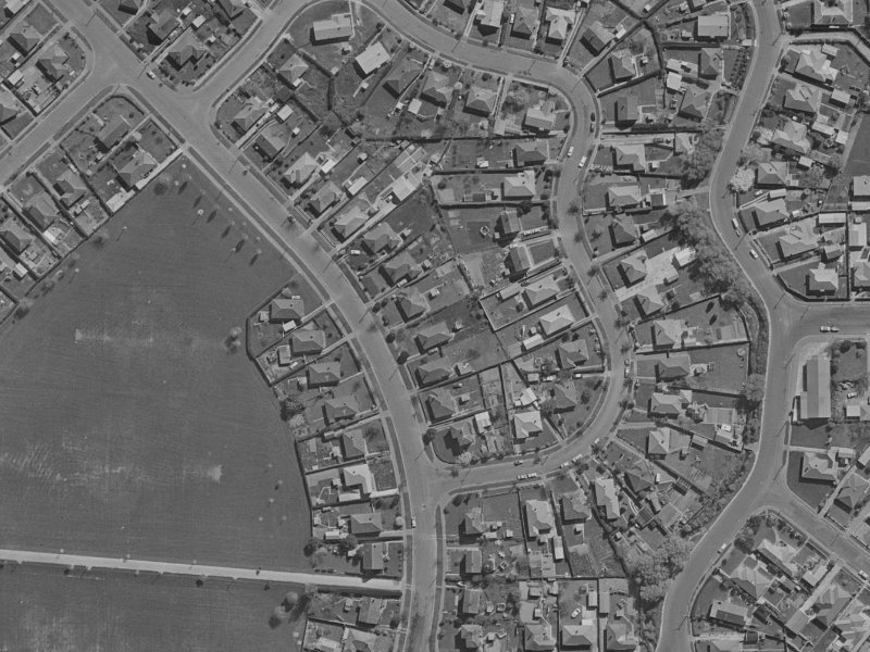 146 Emmett Street from the air, 1970-1974