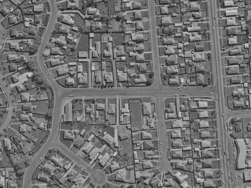 14 Voss Street from the air, 1970-1974