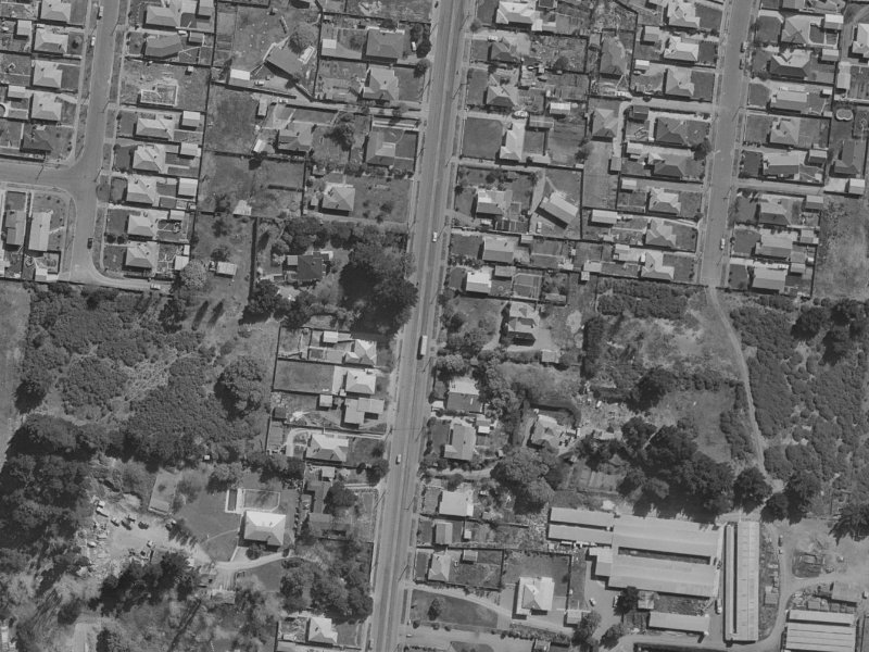 30 Bassett Street from the air, 1970-1974