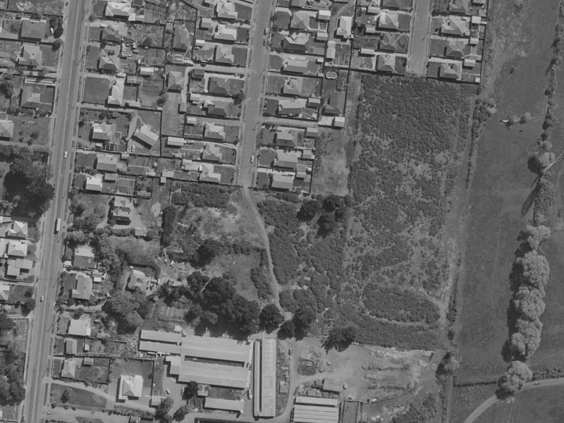 71 Vivian Street from the air, 1970-1974