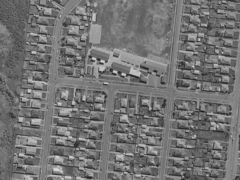 28 Terrelle Street from the air, 1970-1974