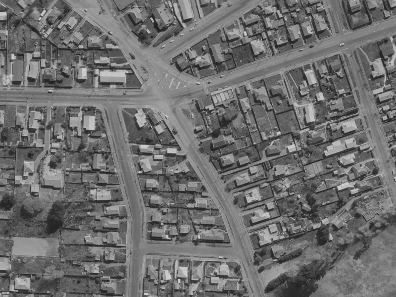 167 Keyes Road from the air, 1970-1974