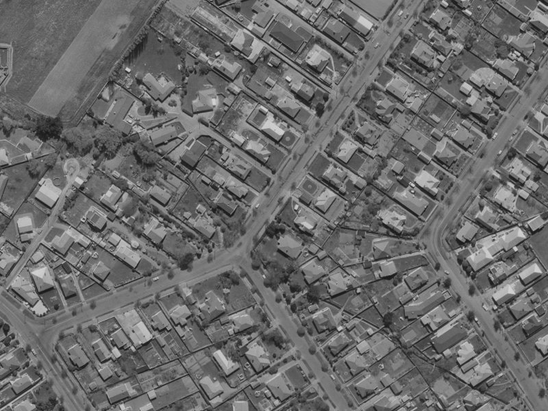 98 Windermere Road from the air, 1970-1974