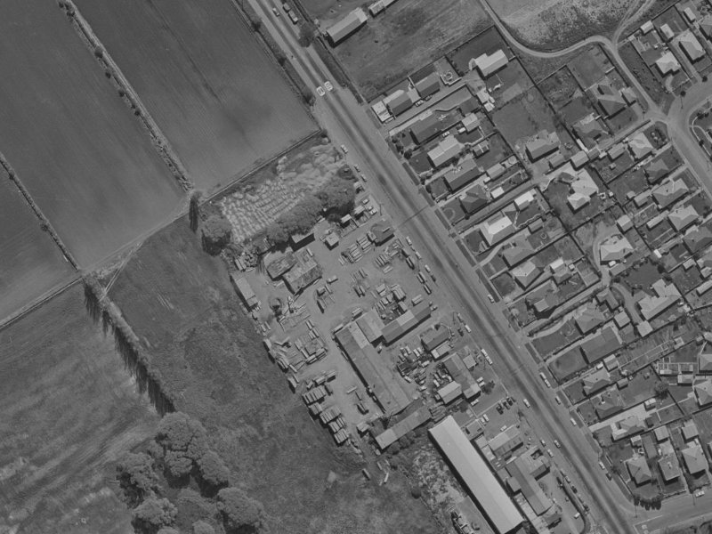 319 Cranford Street from the air, 1970-1974