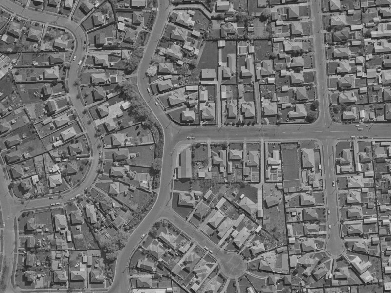 2 Voss Street from the air, 1970-1974
