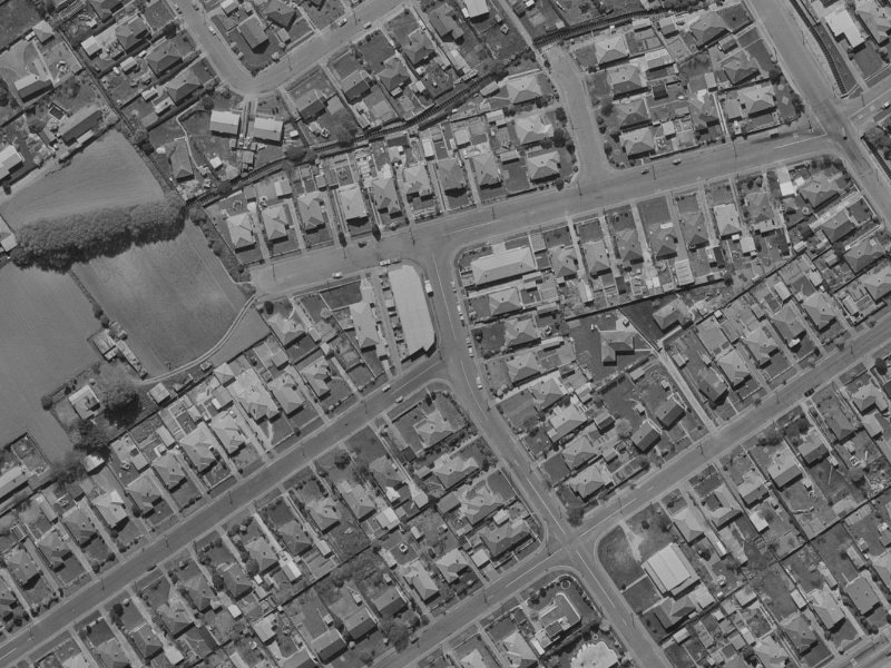 46 Nancy Avenue from the air, 1970-1974