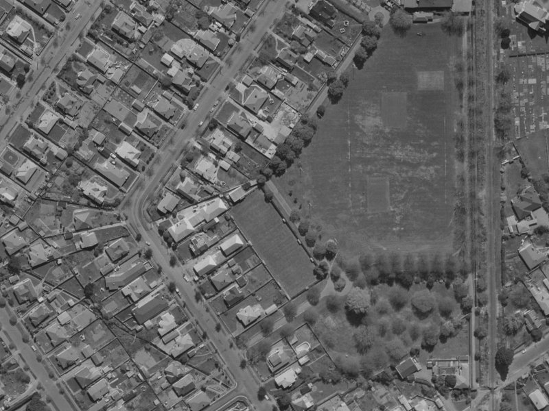 94A Saint James Avenue from the air, 1970-1974