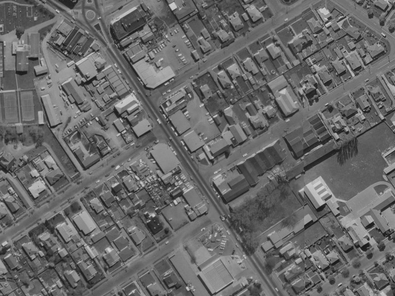 464D Papanui Road from the air, 1970-1974