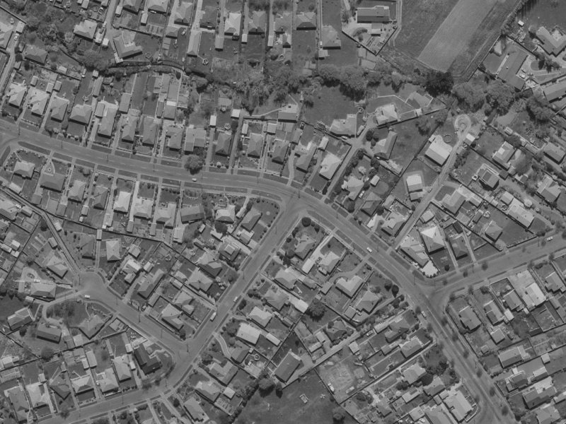 73 Hudson Street from the air, 1970-1974