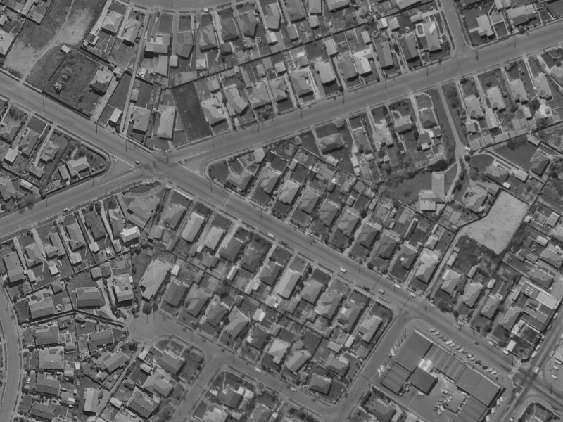 314 Wairakei Road from the air, 1970-1974