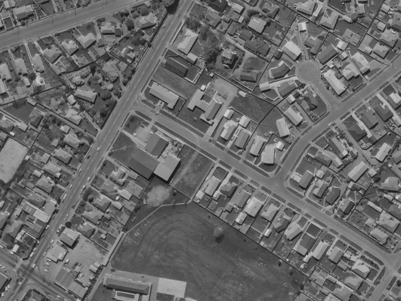 23 Saffron Street from the air, 1970-1974