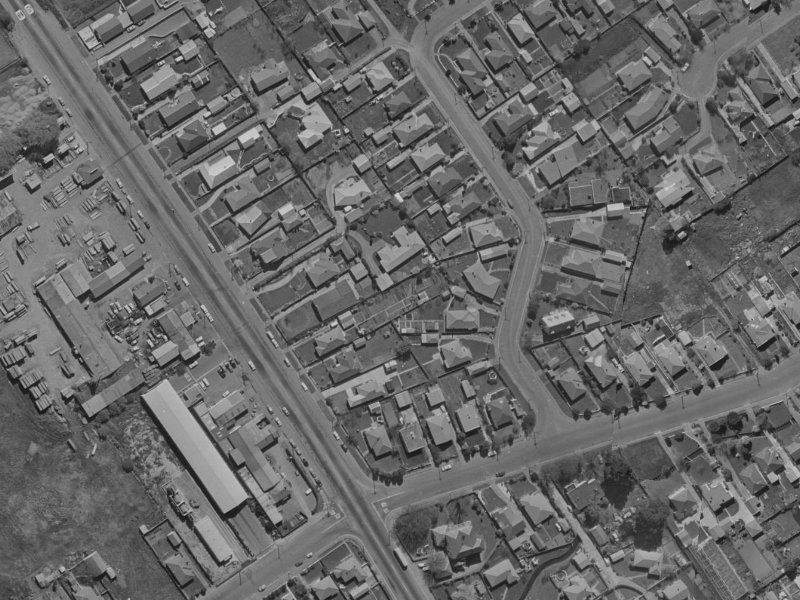 298B Cranford Street from the air, 1970-1974