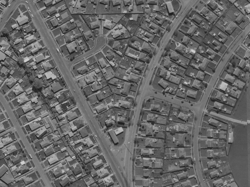 19 Akaroa Street from the air, 1970-1974